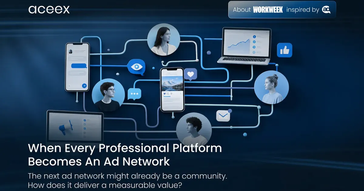When Every Professional Platform Becomes an Ad Network